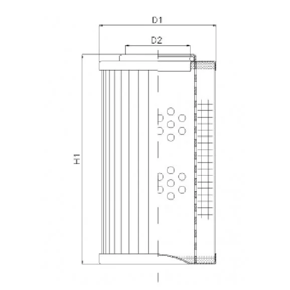 Filtrec - WP755 - Hydraulikfilterelement