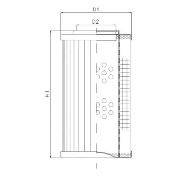 Filtrec - WT1398 - Hydraulikfilterelement (Druckfilter)
