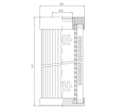 Filtrec - WT1717 - Hydraulikfilterelement