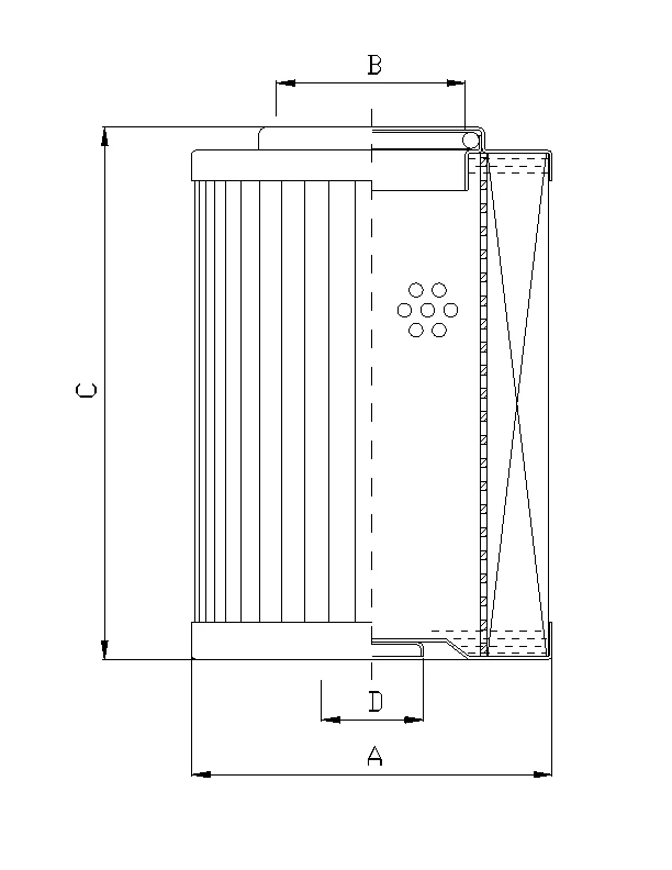 Filtrec - WX313 - Hydraulikfilterelement