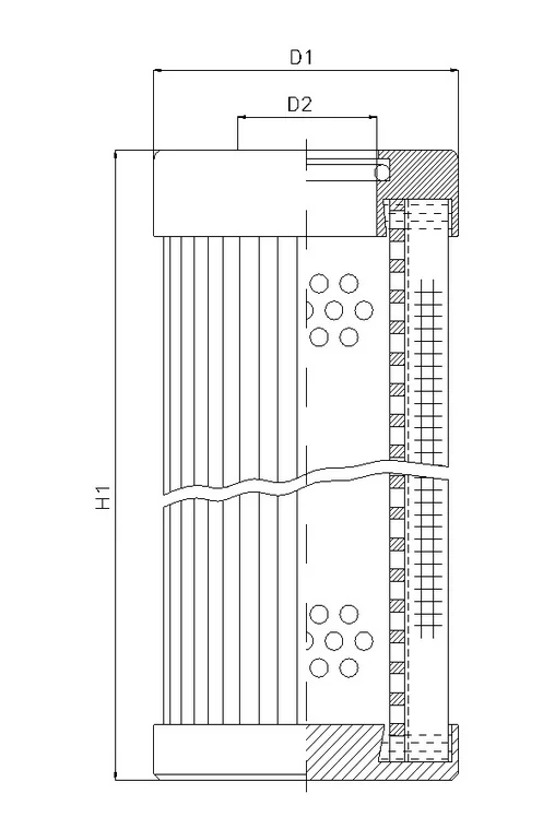 Filtrec - XD250G03BV - Hydraulikfilterelement (Druckfilter)