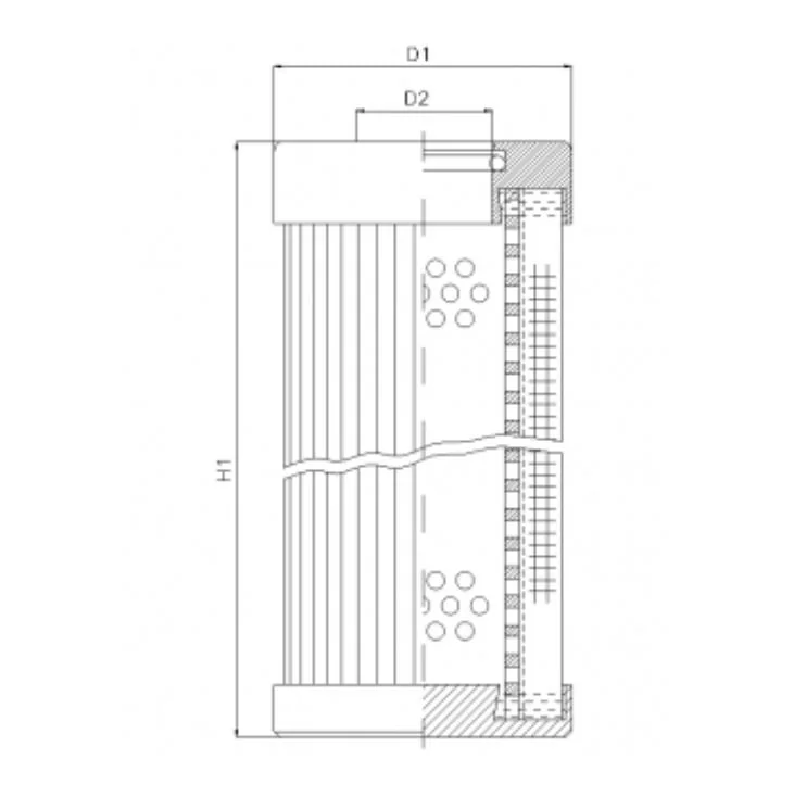 Filtrec - XD400G03BV - Hydraulikfilterelement (Druckfilter)