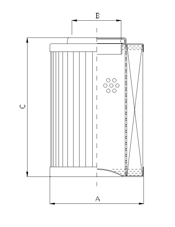 Filtrec - XD400T80A - Hydraulikfilterelement (Druckfilter)