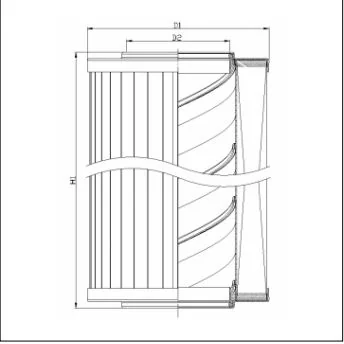 Filtrec - XR040G06V0 - Hydraulikfilterelement (Rücklauffilter)