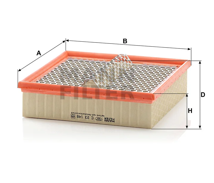 Mann-Filter - C 23 148 - Luftfilterelement