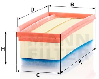 Mann-Filter - C 27 030 - Luftfilterelement
