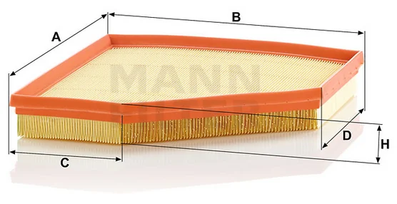 Mann-Filter - C 27 045 - Luftfilterelement