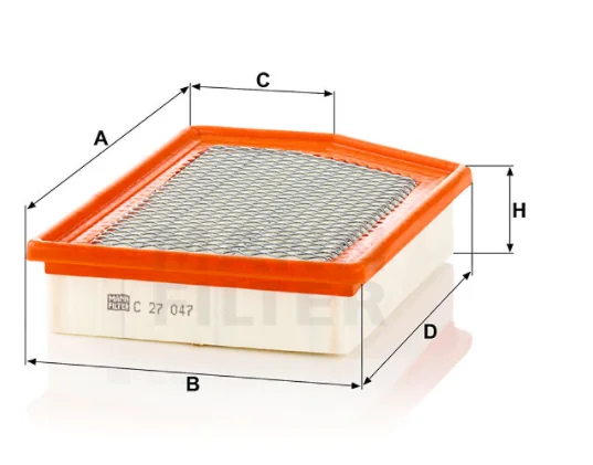Mann-Filter - C 27 047 - Luftfilterelement