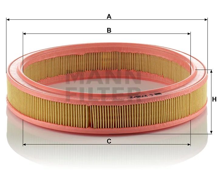 Mann-Filter - C 2736/2 - Luftfilterelement