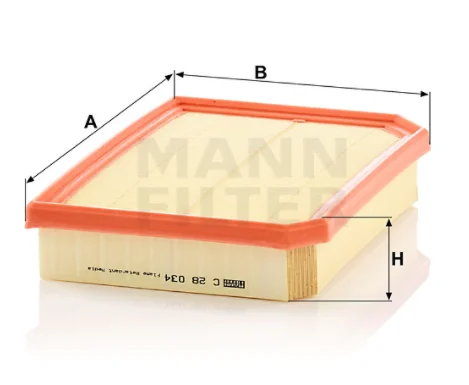 Mann-Filter - C 28 034 - Luftfilterelement