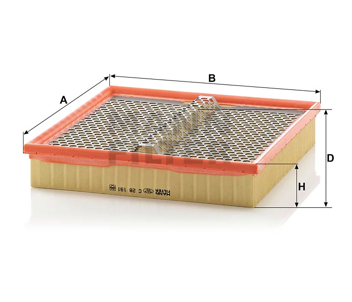 Mann-Filter - C 28 191 - Luftfilterelement