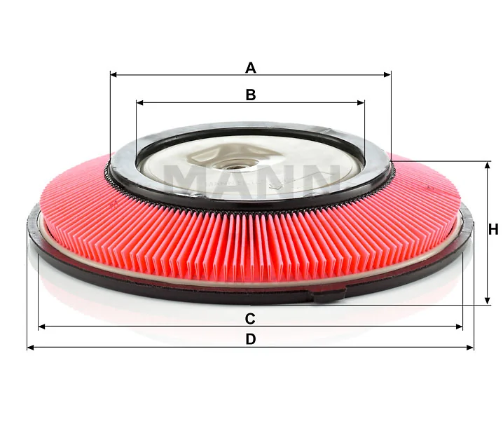 Mann-Filter - C 2821 - Luftfilterelement