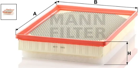 Mann-Filter - C 36 172 - Luftfilterelement
