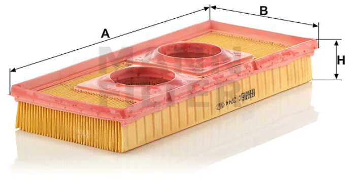 Mann-Filter - C 3744 - Luftfilterelement