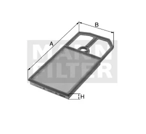 Mann-Filter - C 49 001 - Luftfilterelement