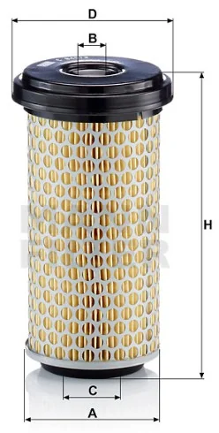 Mann-Filter - C 940/2 - Luftfilterelement