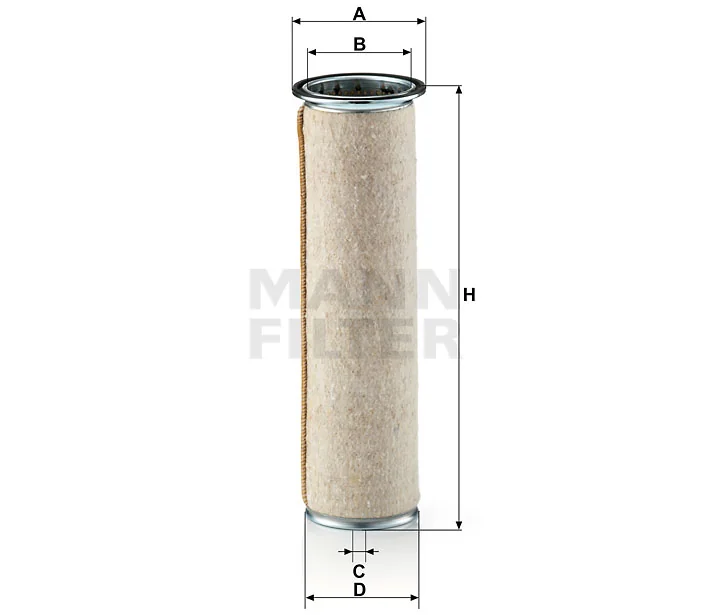 Mann-Filter - CF 1122 - Luftfilterelement (Sekundärelement)