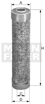 Mann-Filter - CF 16 001 - Luftfilterelement (Sekundärelement)
