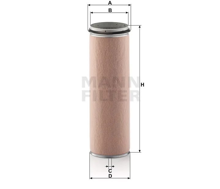 Mann-Filter - CF 1600 - Luftfilterelement (Sekundärelement)