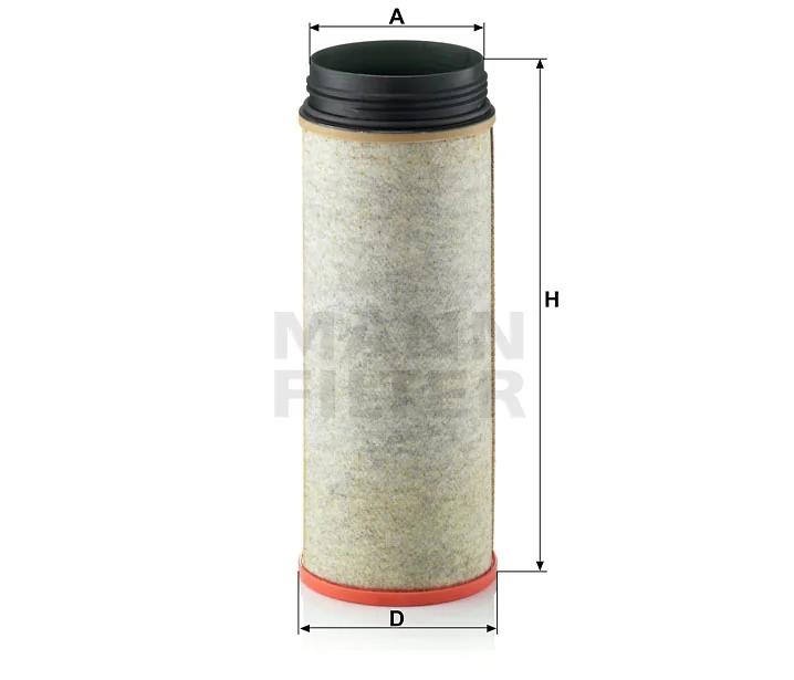 Mann-Filter - CF 1631 - Luftfilterelement (Sekundärelement)
