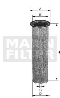 Mann-Filter - CF 924 - Luftfilterelement (Sekundärelement)