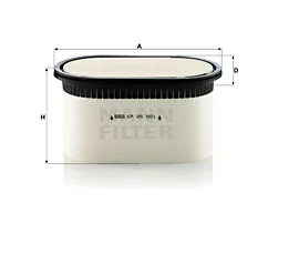 Mann-Filter - CP 24 420 - Luftfilterelement (CompacPlus)