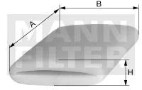 Mann-Filter - CS 51 - Luftfilterelement (Schaumstoff)