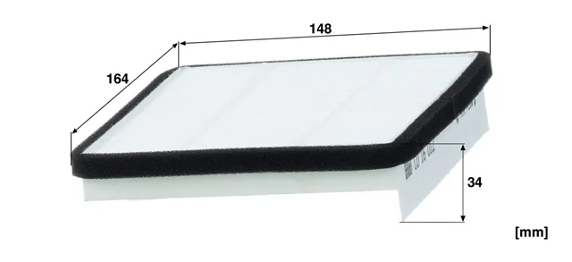 Mann-Filter - CU 16 012 - Innenraumfilterelement