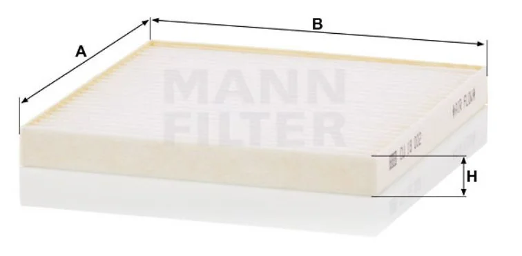 Mann-Filter - CU 18 002 - Innenraumfilterelement