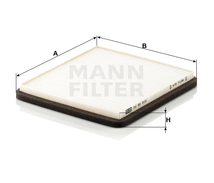 Mann-Filter - CU 20 010 - Innenraumfilterelement