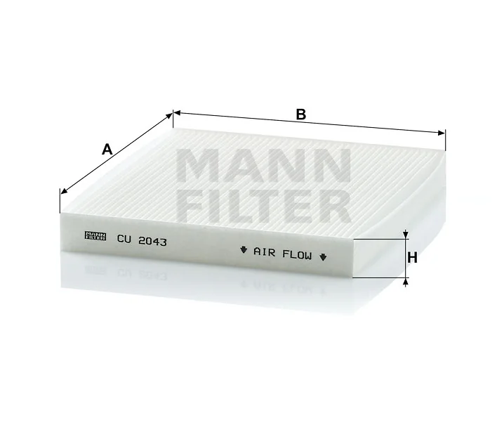 Mann-Filter - CU 2043 - Innenraumfilterelement