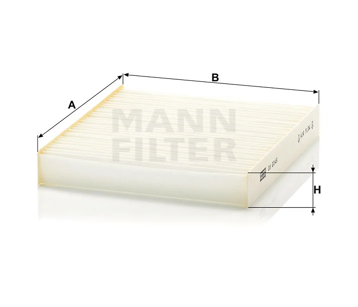 Mann-Filter - CU 2145 - Innenraumfilterelement
