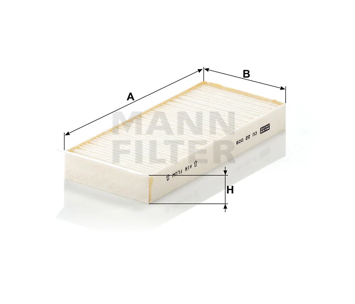 Mann-Filter - CU 22 009-2 - Innenraumfilterelement