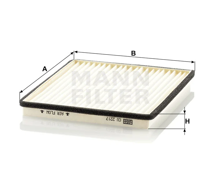 Mann-Filter - CU 2217-2 - Innenraumfilterelement