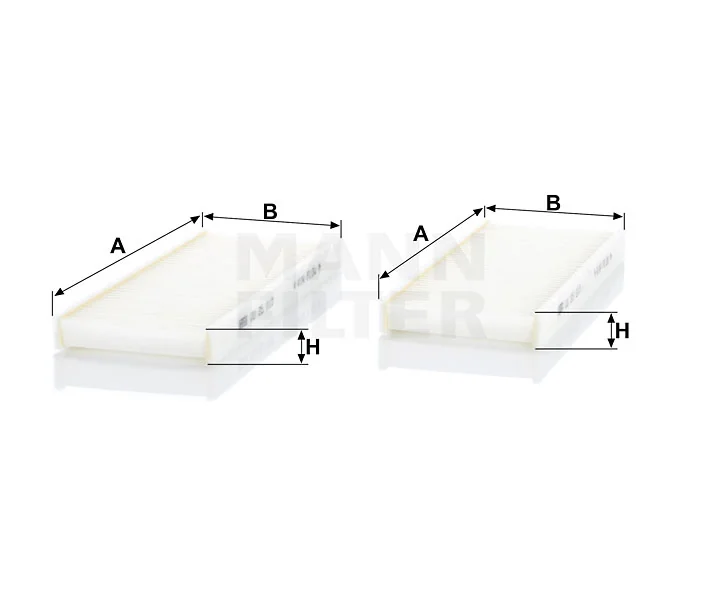 Mann-Filter - CU 25 010-2 - Innenraumfilterelement