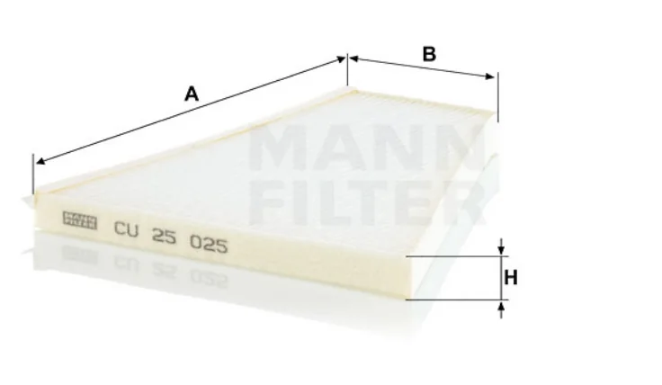 Mann-Filter - CU 25 025 - Innenraumfilterelement