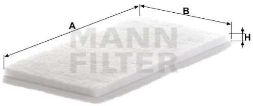 Mann-Filter - CU 2603 (10) - Innenraumfilterelement