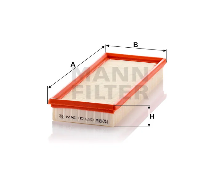 Mann-Filter - CU 3474 - Innenraumfilterelement
