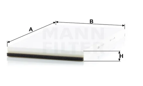 Mann-Filter - CU 45 120 - Innenraumfilterelement