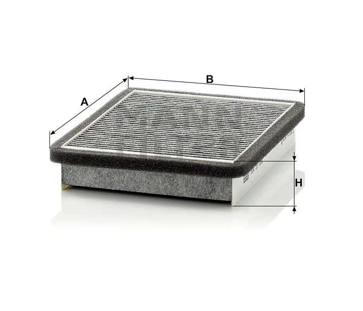 Mann-Filter - CUK 21 006 - Innenraumfilterelement (Aktivkohle)