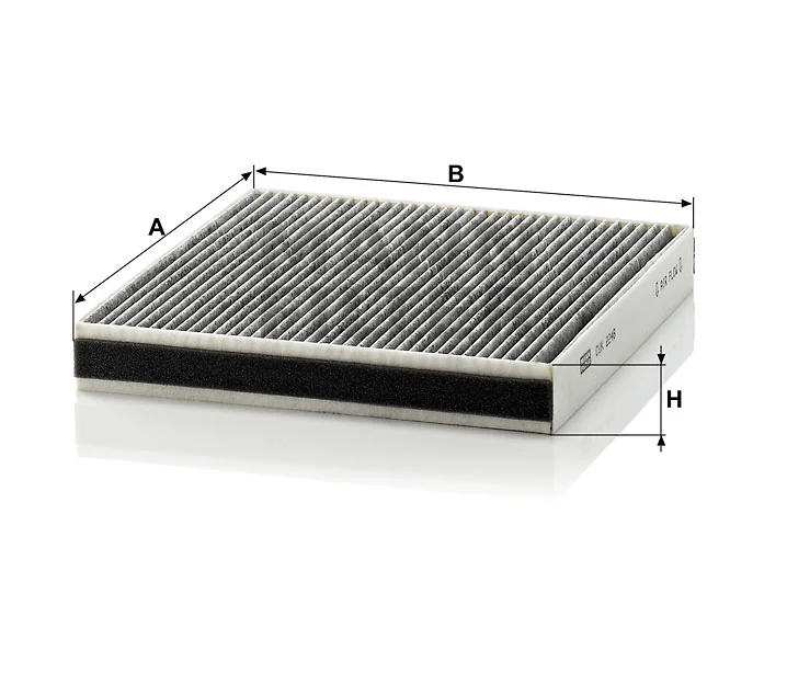 Mann-Filter - CUK 2246 - Innenraumfilterelement (Aktivkohle)
