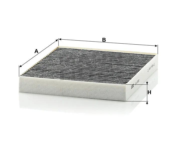 Mann-Filter - CUK 2252 - Innenraumfilterelement (Aktivkohle)