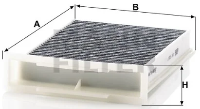 Mann-Filter - CUK 2317 - Innenraumfilterelement (Aktivkohle)