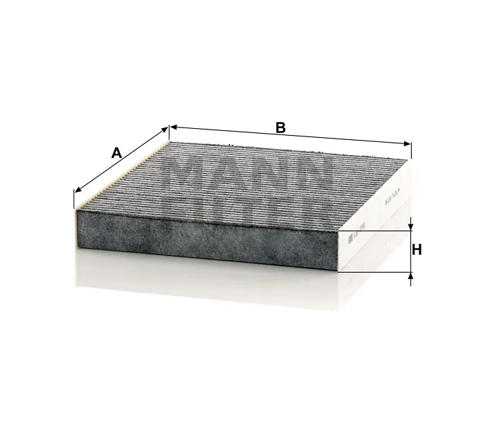 Mann-Filter - CUK 2345 - Innenraumfilterelement (Aktivkohle)