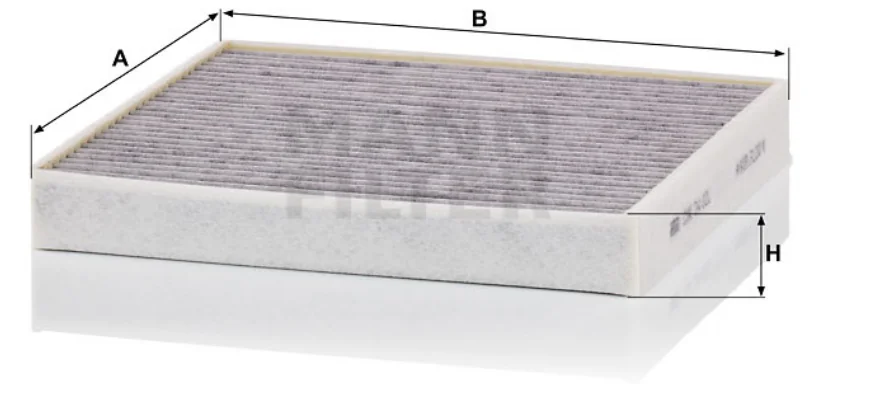 Mann-Filter - CUK 24 021 - Innenraumfilterelement (Aktivkohle)