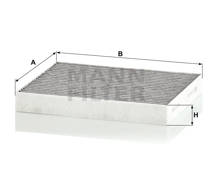 Mann-Filter - CUK 24 024 - Innenraumfilterelement (Aktivkohle)