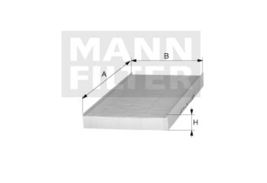 Mann-Filter - CUK 24 026 - Innenraumfilterelement (Aktivkohle)