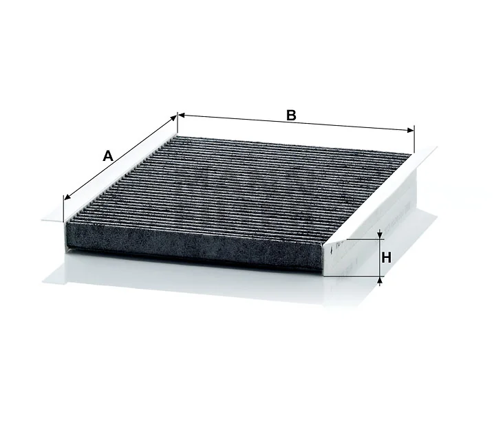 Mann-Filter - CUK 2422 - Innenraumfilterelement (Aktivkohle)