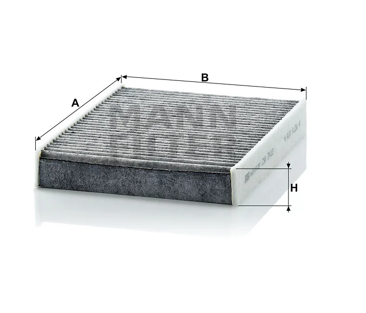 Mann-Filter - CUK 2433 - Innenraumfilterelement (Aktivkohle)