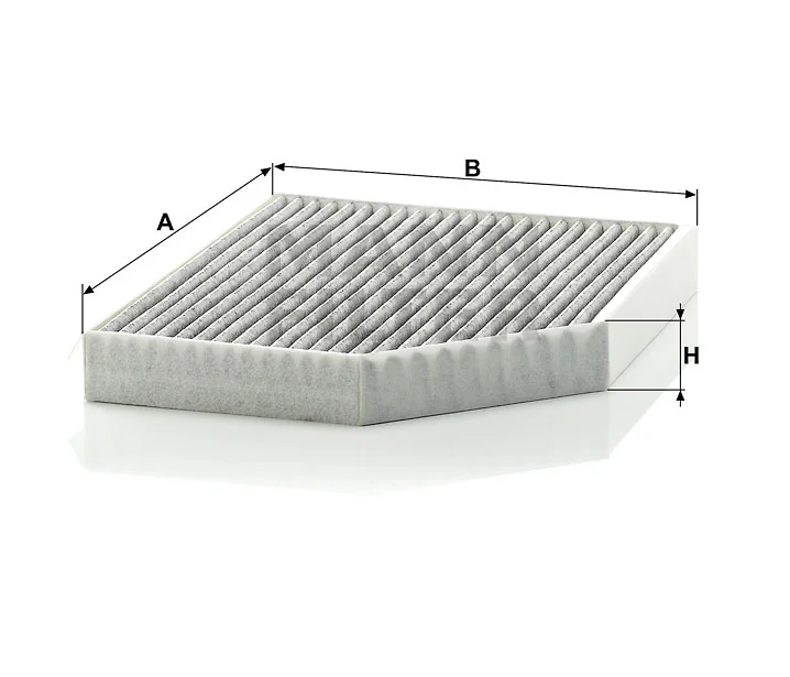 Mann-Filter - CUK 2450 - Innenraumfilterelement (Aktivkohle)